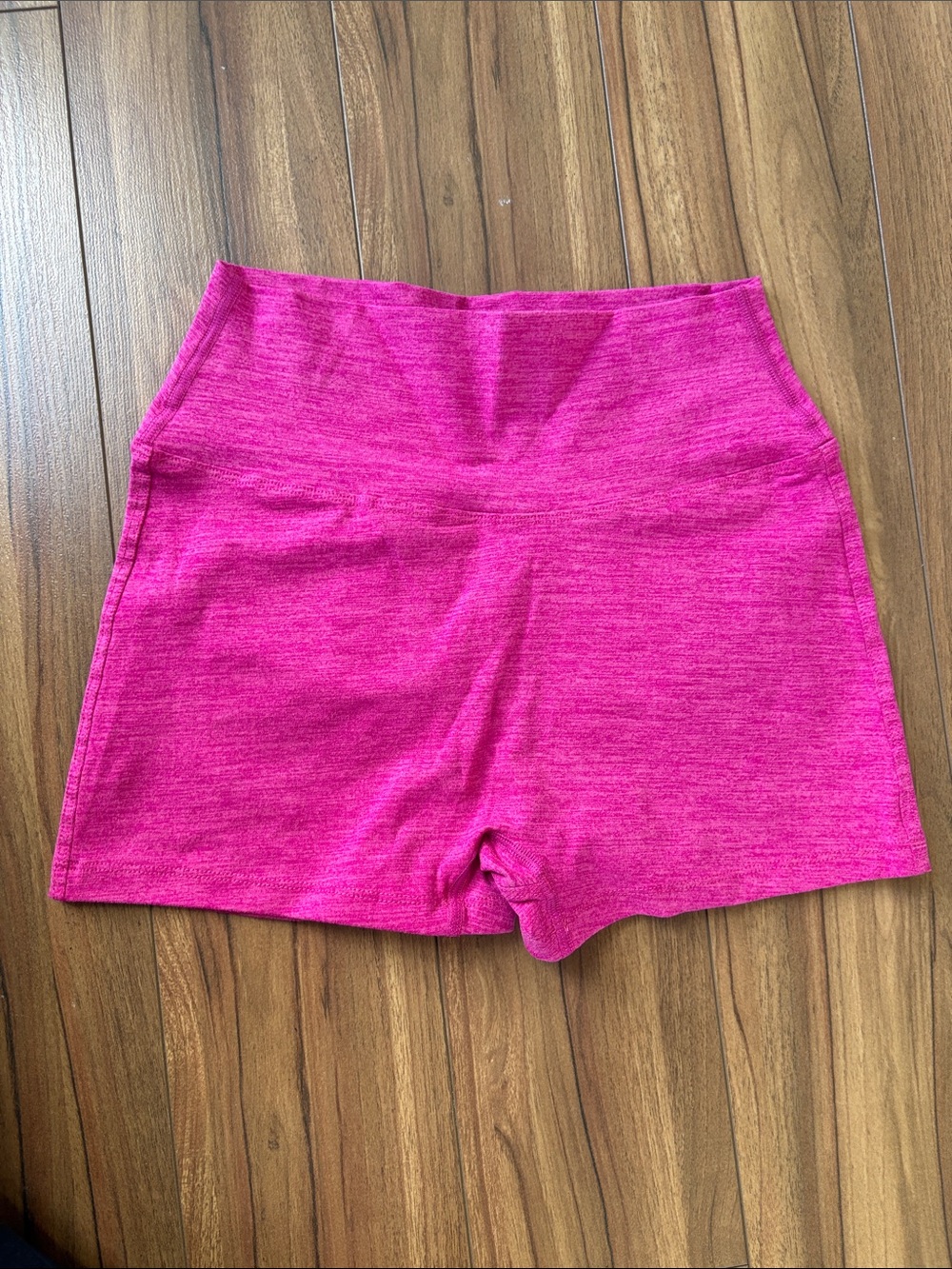 Women's High-Rise Knit Shorts - Hot Pink
